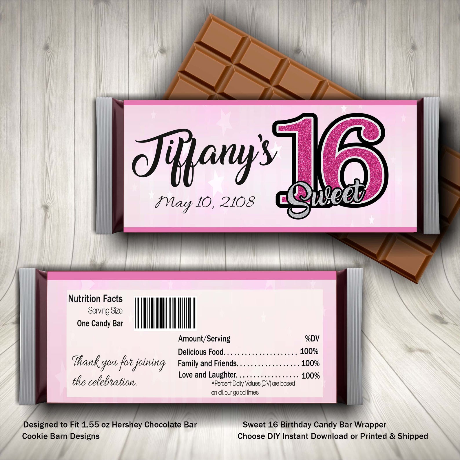 Chocolate Bar wrappers