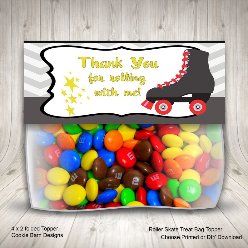 Roller Skating Birthday Party Stickers Roller Skate Party Etsy
