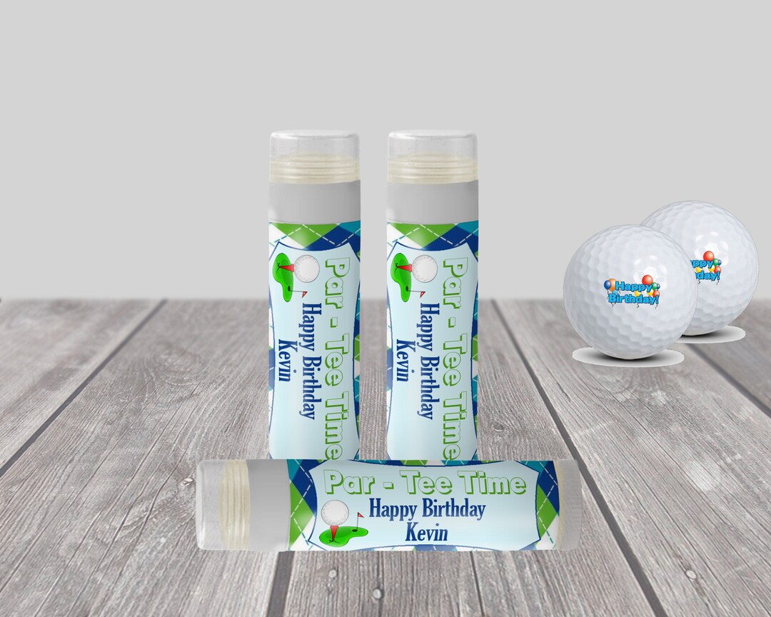 Personalized Golf Lip Balm Chapstick Sticker Labels, - Etsy