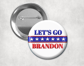 Let's Go Brandon 1" Buttons Pinbacks Badges #FJB Joe Biden Political Set of 16 