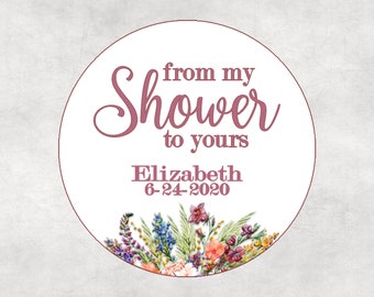 From My Shower to Yours Stickers - Etsy