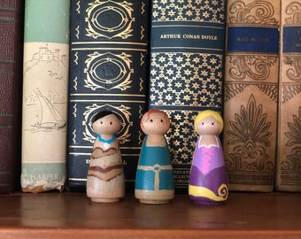 Strong princess peg set