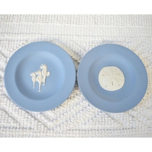 Wedgwood Pin Dish Trinket Dish Ash Tray Lot of 2 Jasperware VTG