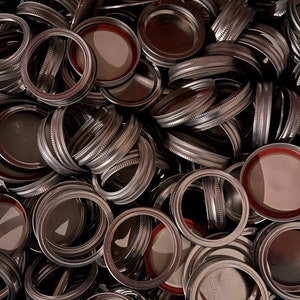 25, 50 or 75 sets of Mason jar seals/rings, Mason Jar Rings, Mason Jar Seals, Canning Lids, FREE SHIPPING