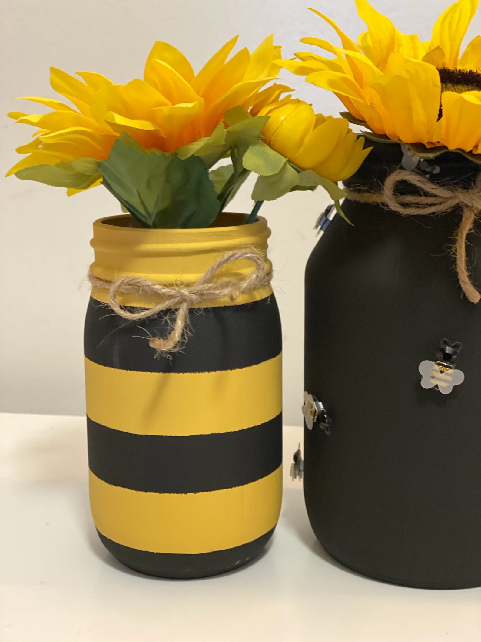 Bumble Bee Mason Jars Set of 3 Honey Bee Party Decorations Etsy