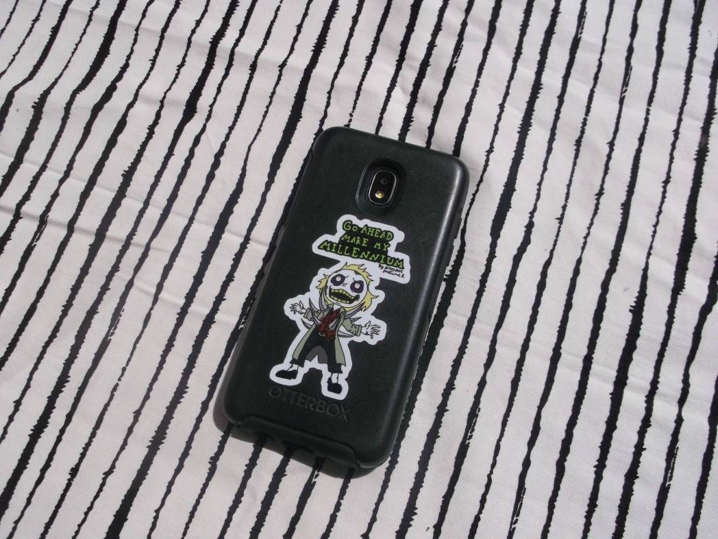 Beetlejuice Cartoon Chibi Vinyl Stickers - Etsy 日本