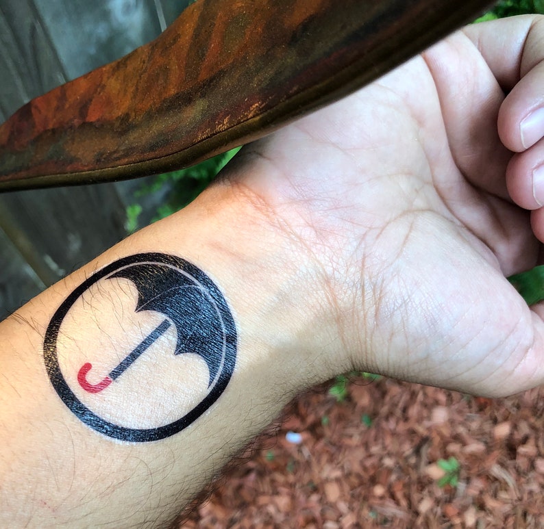 Umbrella Academy Inspired Temporary Tattoos Etsy