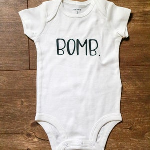 Bomb Mom funny mom shirt, Bomb Kid t-shirt, matching mommy and baby outfit, Christmas gifts for Mom, step mom gift, stocking stuffers for image 4