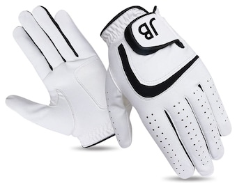 Personalised Golf Glove | Custom Sportswear | Black/White | Golf accessories