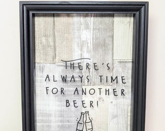 Bottle Top/ Beer Cap memory frame - keepsake - various backgrounds