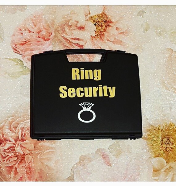 ring security case for wedding