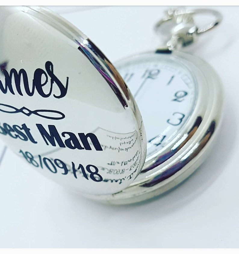 Personalised Pocket Watch Gift Boxed Wedding Party Gifts. Etsy