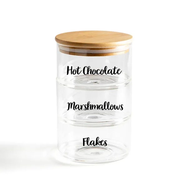 Stackable Tea Coffee Sugar Canisters Etsy UK