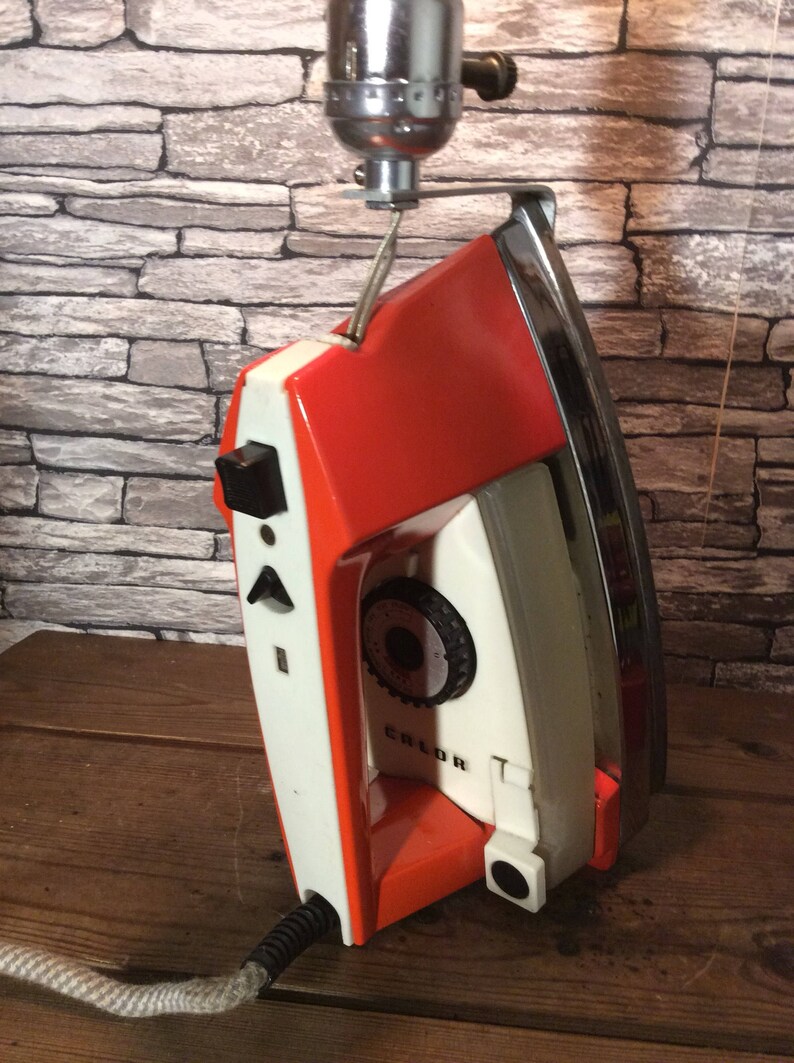 Fer à Repasser Calor Matic Orange – Vintage 1970 – Très Bon état – France