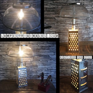 Lampesoriginales.com Cheese Grater and stainless steel colander