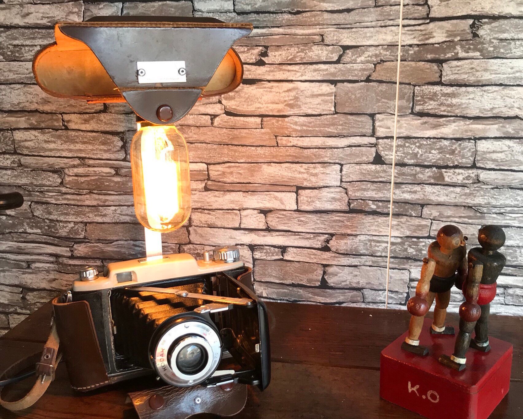 Lampe Orignale Deco Ancienne Appareil Photo Vintage Loft Photograph Lampesoriginales.com