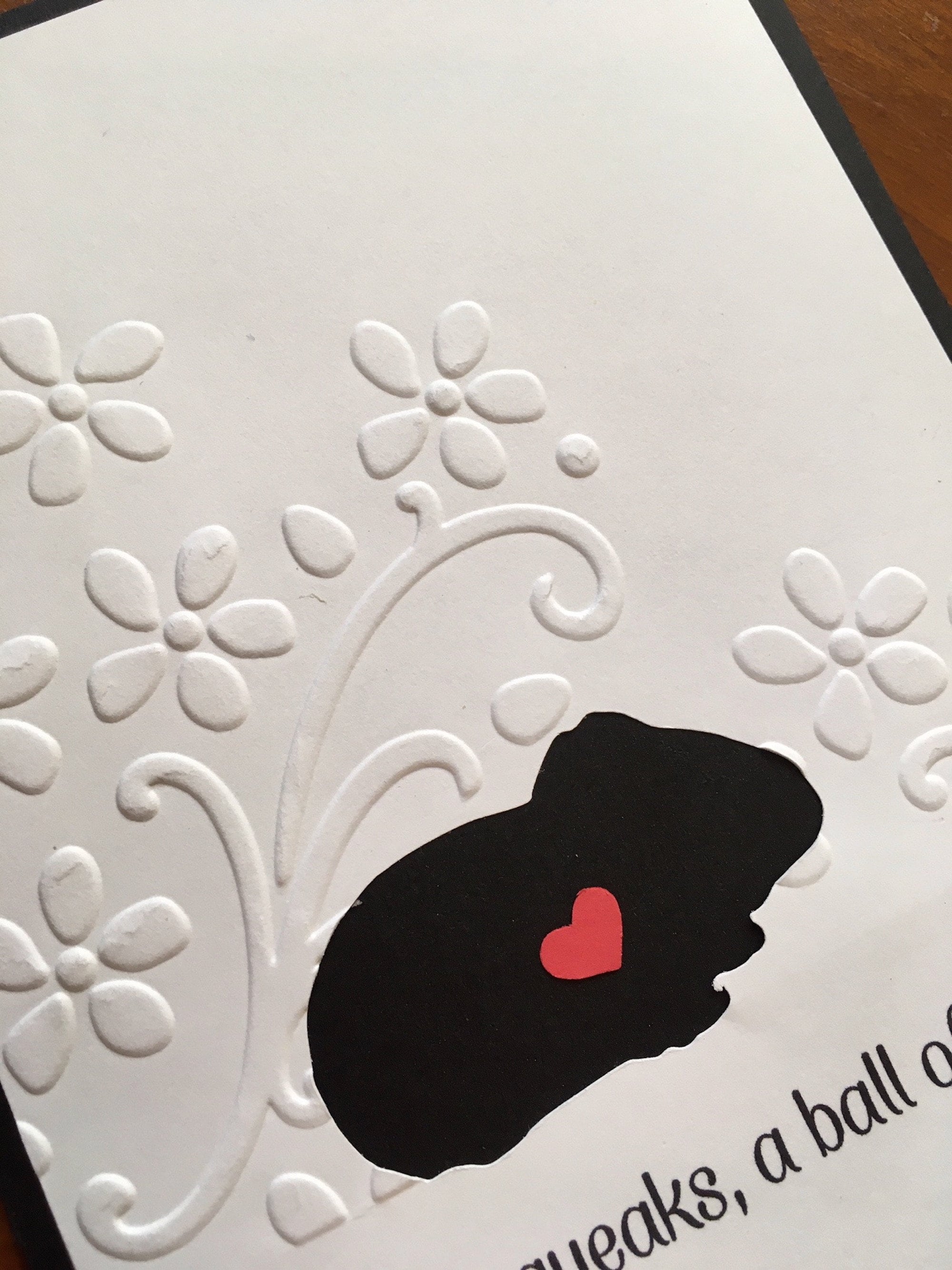 Handmade Guinea Pig Sympathy Card: Pet Loss Condolence - Etsy