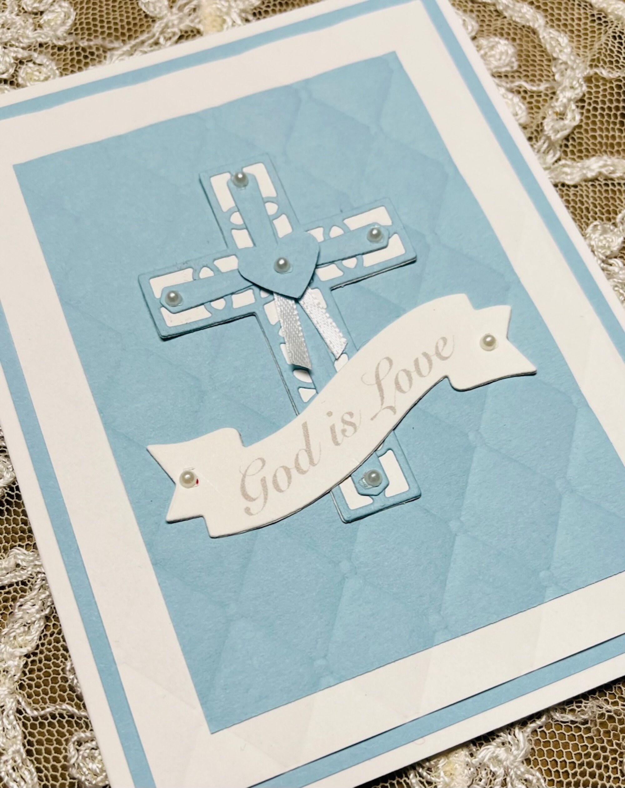 Handmade Boy Baptism Gift Card, Boy Christening Gift Card Etsy