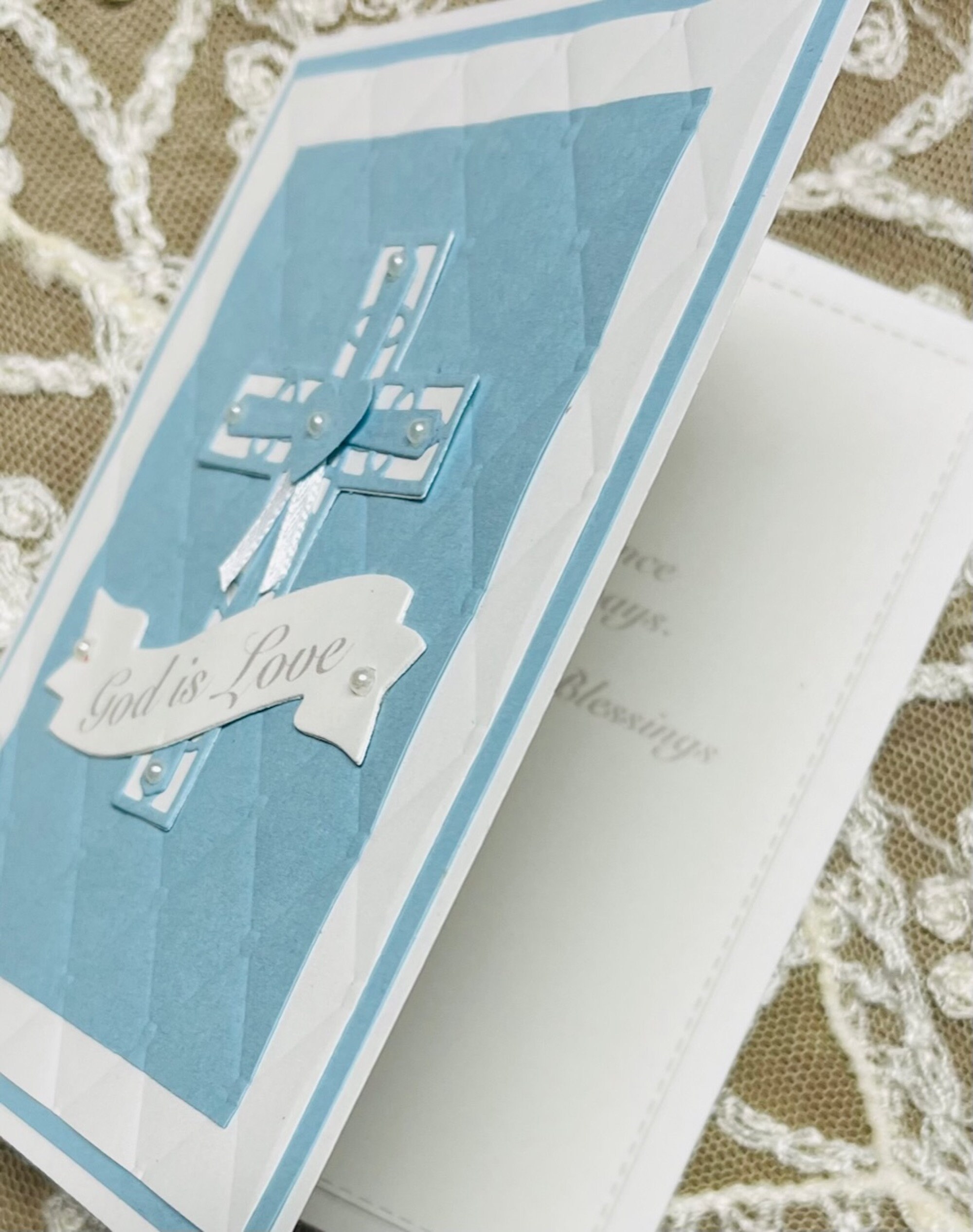 Handmade Boy Baptism Gift Card, Boy Christening Gift Card Etsy
