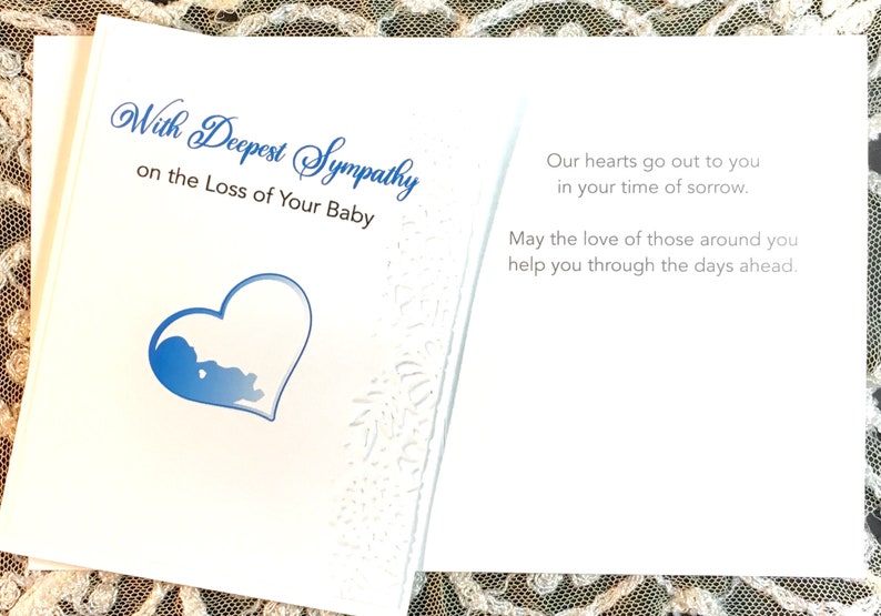 Handmade Exquisite Unique Baby Boy Sympathy Card Loss of Etsy
