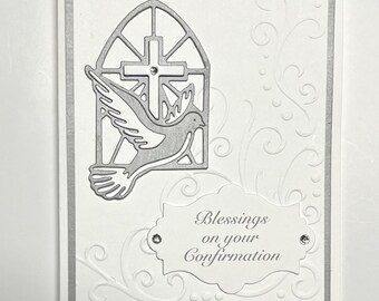 Handmade Exquisite Confirmation Gift Card, Confirmation Gift Card