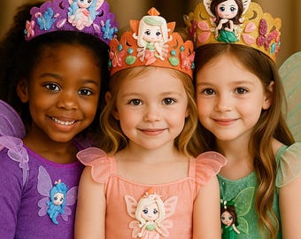 Childrens Little Lady Tea Party Costume Box With Dress up Hat, Fan
