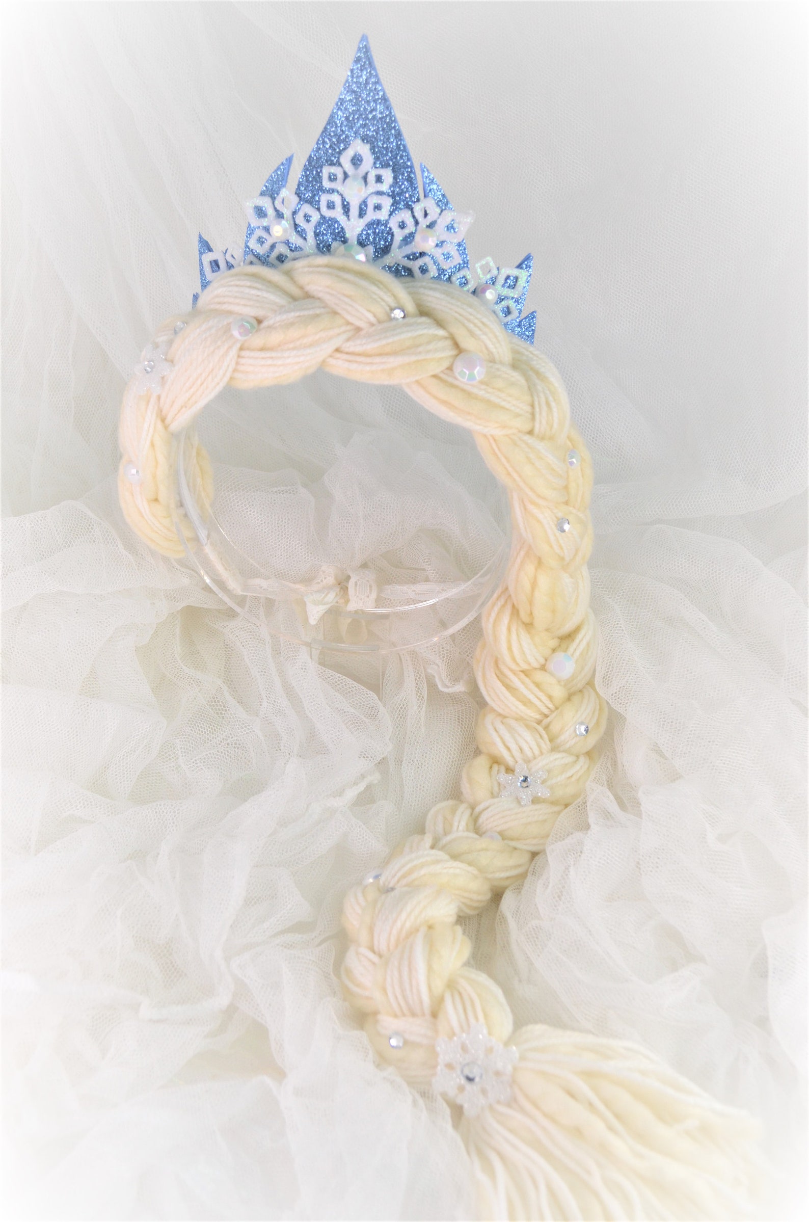 QUEEN ELSA FROZEN Traje Tiara Trenza de diadema Etsy