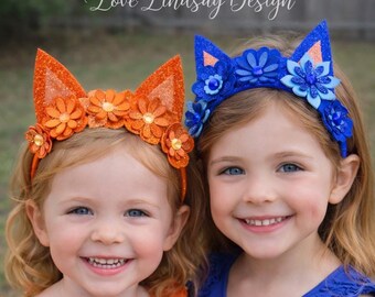 Bluey and Bingo Ears Headband Set, Kids Costume Dress-Up