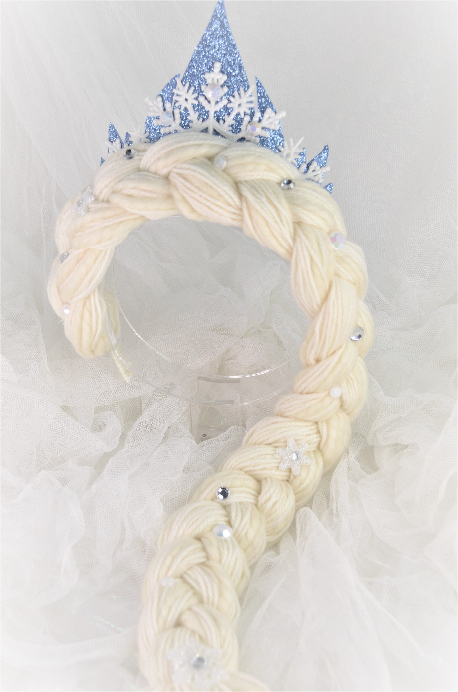 QUEEN ELSA FROZEN Costume Tiara Headband Braid Etsy