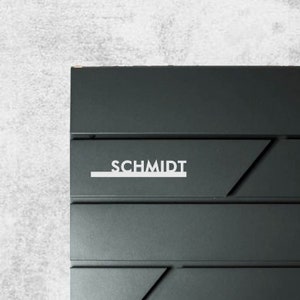 Personalized Name Plate for Mailbox - Family Name Door Sign - Family Name Mailbox Sign - Adhesive Mailbox Plaque - Last Name Sign for Door