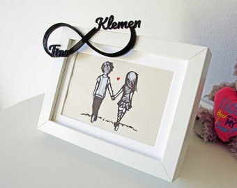 Wedding Plaques Personalized Wooden Infinity - Canada