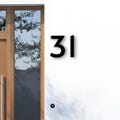 Modern House Numbers - Hidden Fixings - Floating House Numbers - Black Anthracite RAL7016 Grey  White - Different Sizes product logo