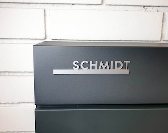 Personalized Name Plate for Mailbox - Family Name Door Sign - Family Name Mailbox Sign - Adhesive Mailbox Plaque - Last Name Sign for Door