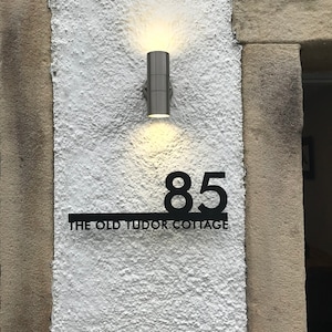 Custom House Number Civic Address Sign