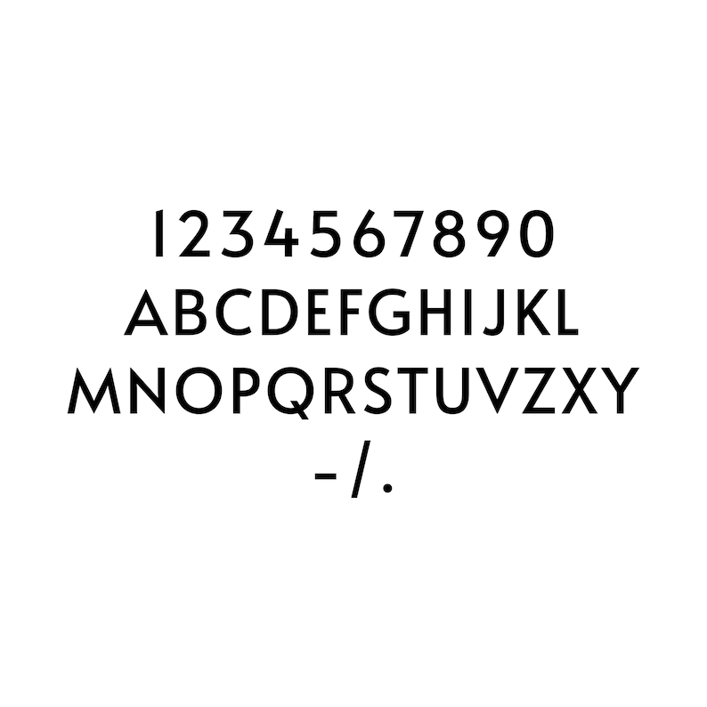 Modern House Numbers Hidden Fixings Floating House Numbers Etsy