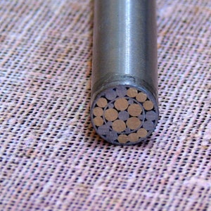 10 мм.Mosaic Pin,Pins Knife Handle, Custom Knives, Blank Blades Brass, Copper Hunting, Stainless steel