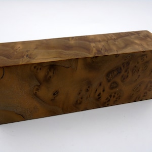 113.Stabilized block elaeagnus commutata Stabilized Wood Blocks for turning Stabilised wood Stabilized Maple Burl Handles Stabilized