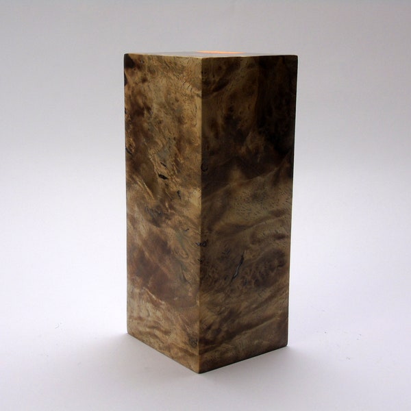 3.Stabilized nut burl block,Box mod Stabilized maple Burl for E-cigs Maple tree Stabilized Maple Burl Knife Scales Handles