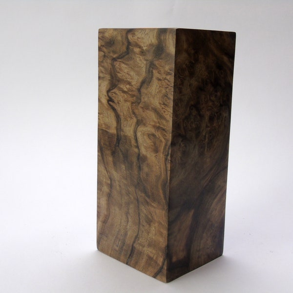 1.Stabilized nut burl block,Box mod Stabilized maple Burl for E-cigs Maple tree Stabilized Maple Burl Knife Scales Handles