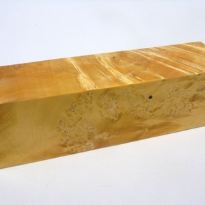41.Maple Stabilized Wood, blank Burl,blocks for turning, pen blanks,maple tree