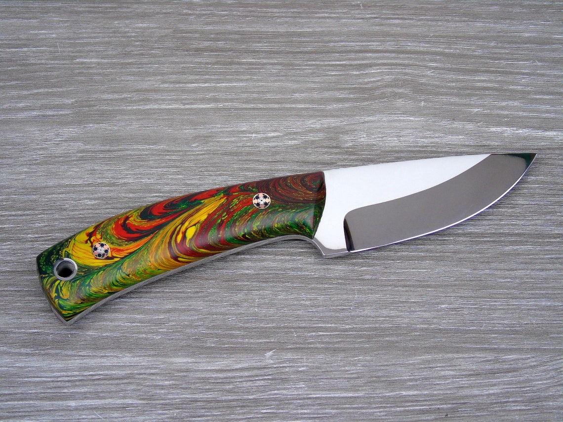 4.Knife Wasp Knife for hunting and fishing Knife steel 440C Etsy