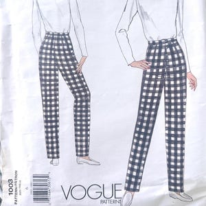 Vogue 1003 Misses' Fitting Shell Pants, Size 6, uncut
