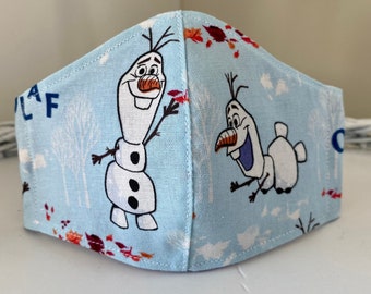 olaf face mask etsy