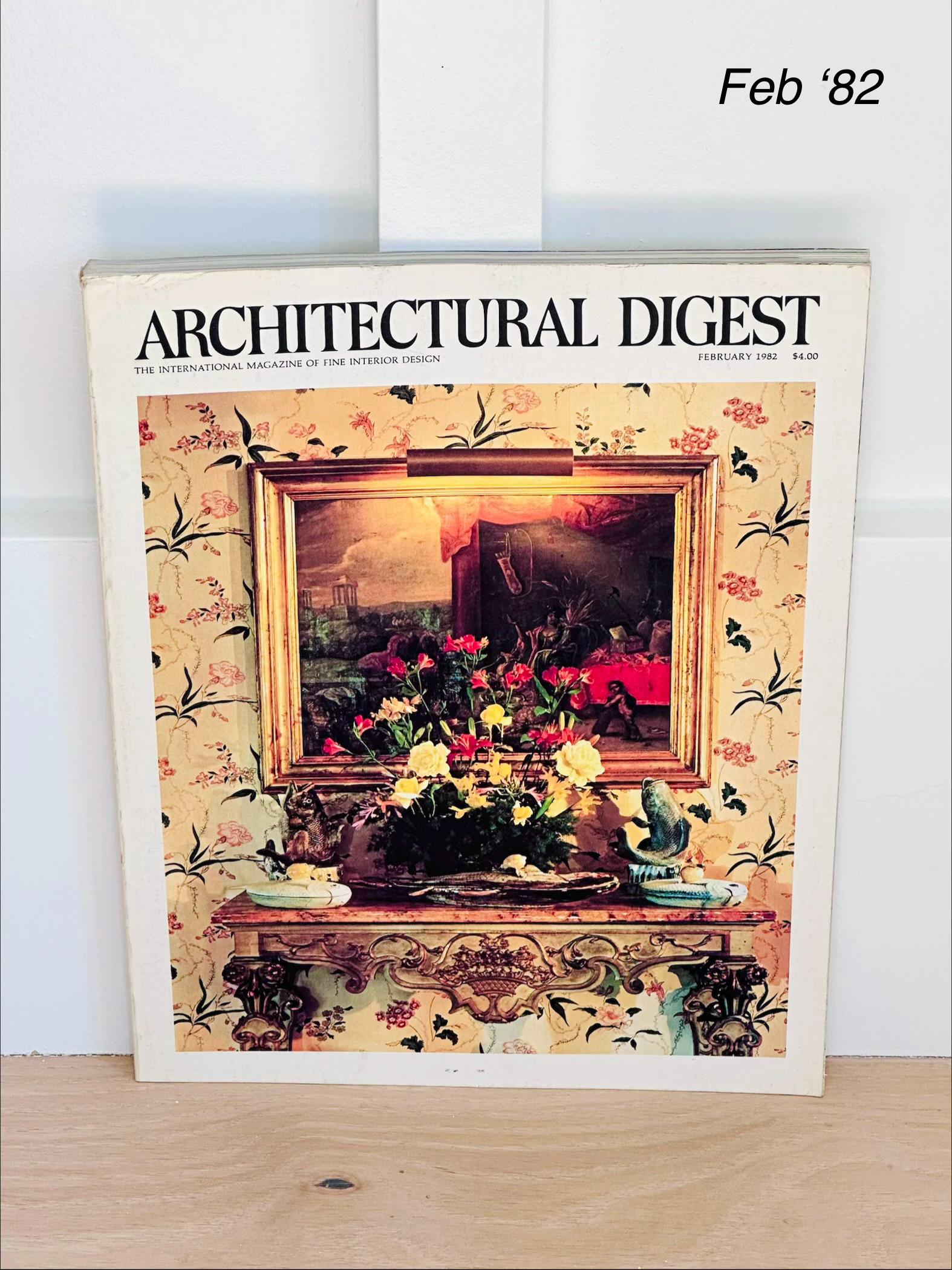Architectural Digest Magazine 1982 | Postmodern Interiors, Vintage ...