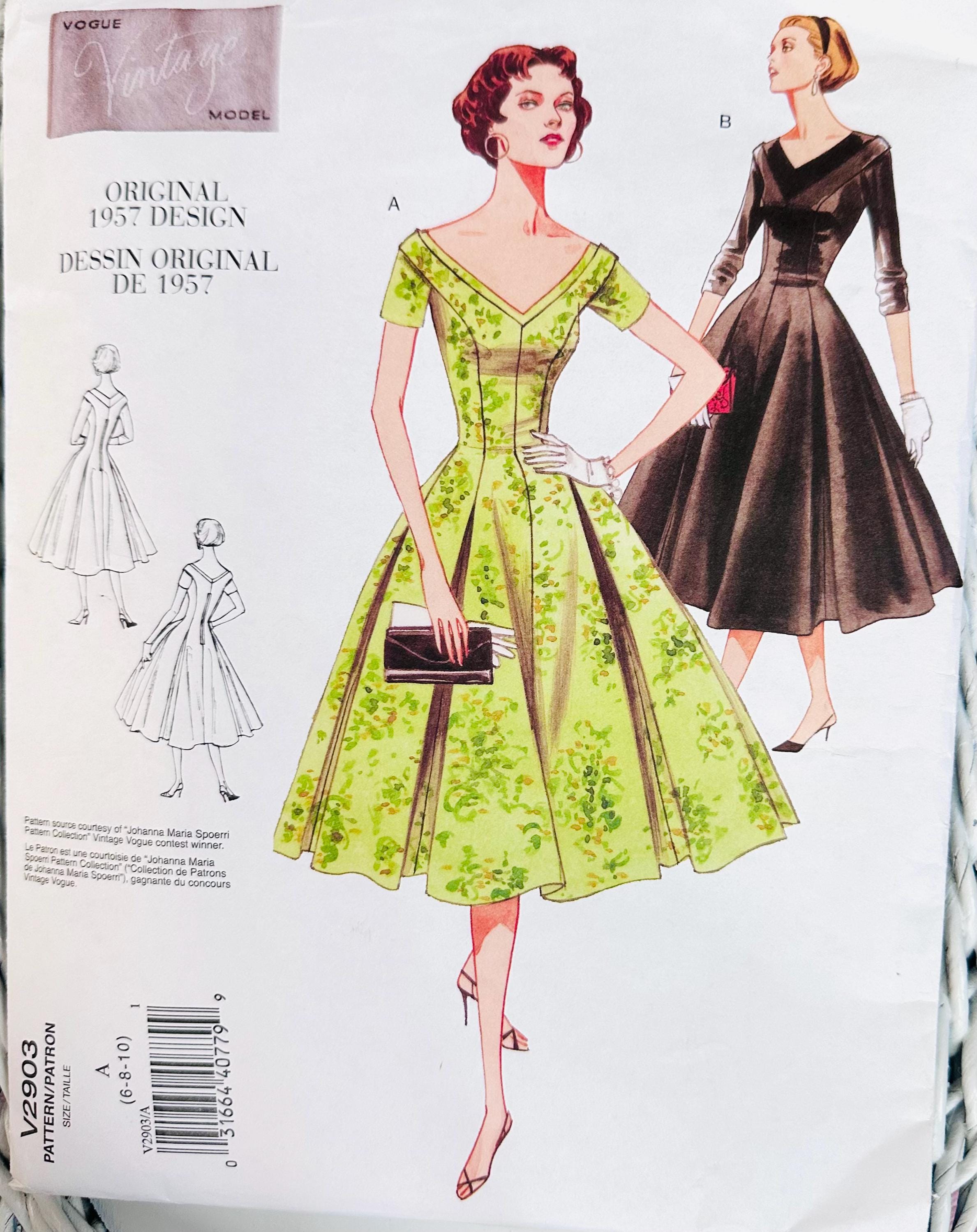 Vogue Evening Dress - Etsy