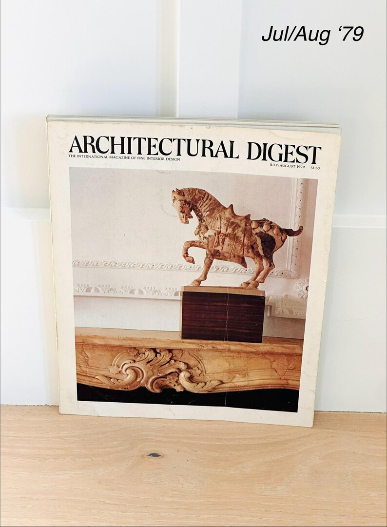 Architectural Digest 1979 | Vintage Interior Design Magazine - Etsy
