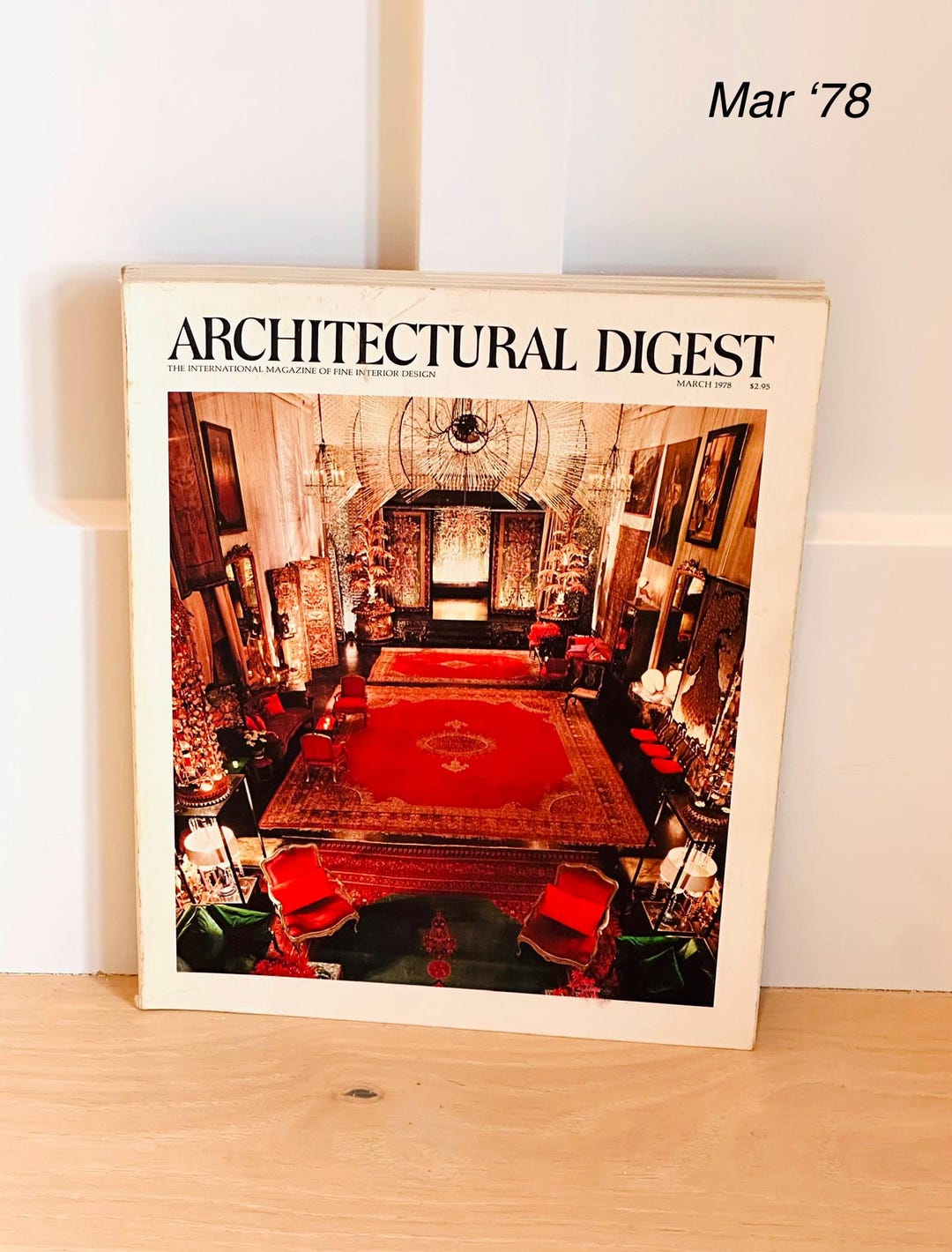 Architectural Digest 1978 | Vintage Interior Design Magazine - Etsy