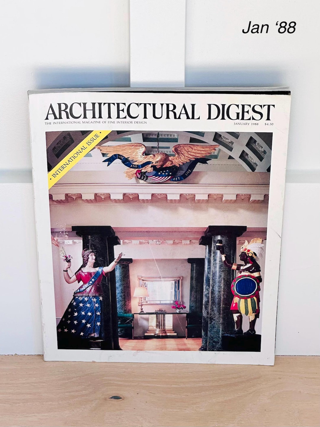 Architectural Digest 1988 Magazine | Postmodern Interiors, 1980s Design ...