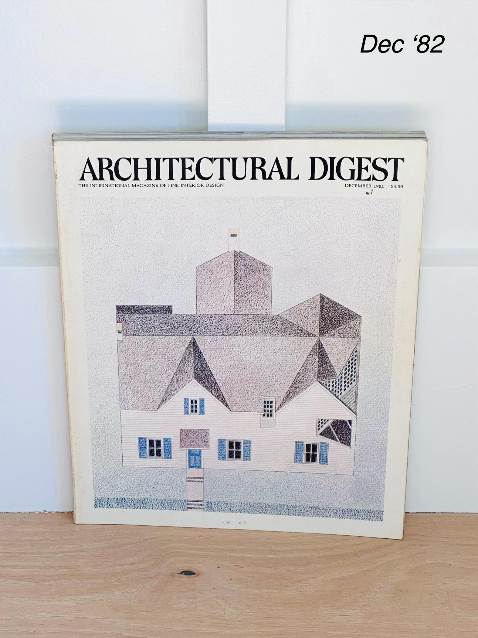 Architectural Digest Magazine 1982 | Postmodern Interiors, Vintage ...