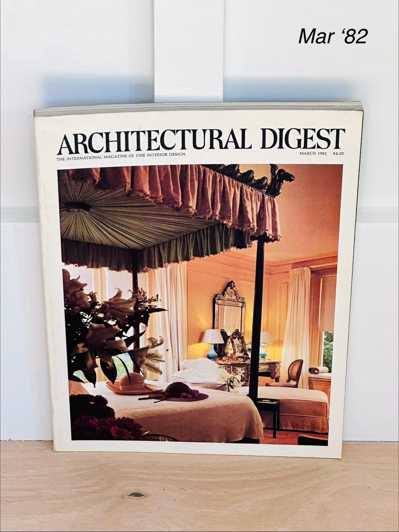Architectural Digest Magazine 1982 | Postmodern Interiors, Vintage ...